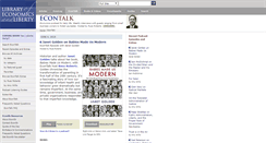 Desktop Screenshot of econtalk.org