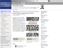 Tablet Screenshot of econtalk.org